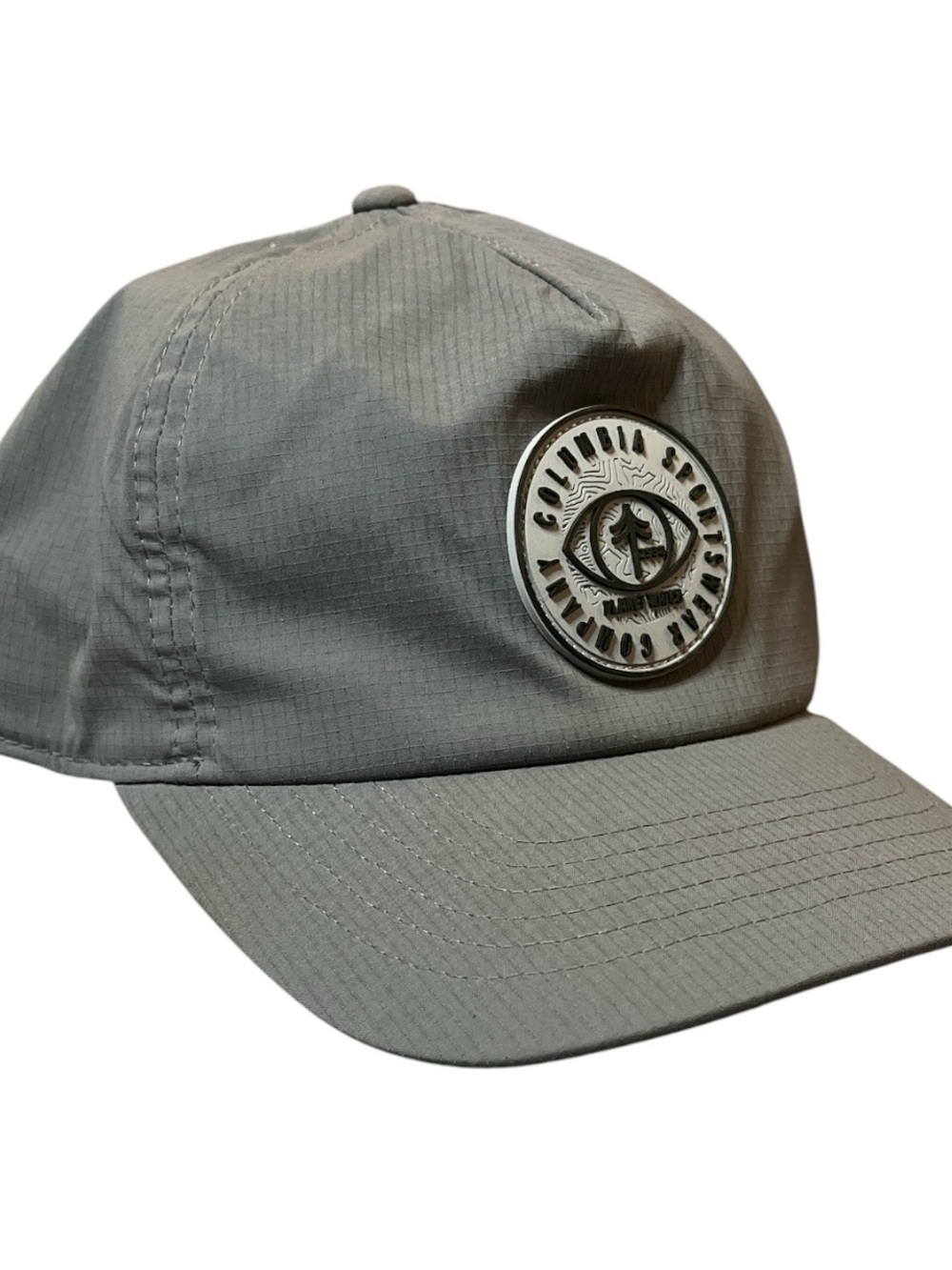 Columbia Rubber Patch Adjustable Nylon Outdoor Gorpcore Hiking Hat!